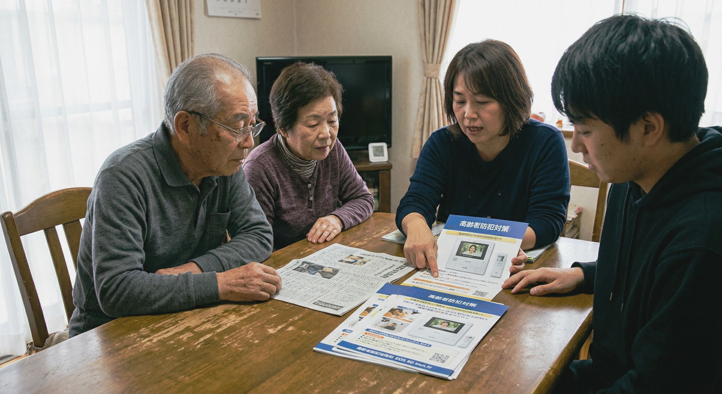 防犯対策は「家族で話し合うこと」も大切です